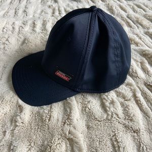 Dickies Genuine Men’s Dark Navy Fitted Flat Brim Baseball Cap